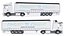 3D Electric Semi Trucks and Trailers Collection