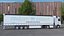 3D Electric Semi Trucks and Trailers Collection