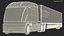 3D Electric Semi Trucks and Trailers Collection