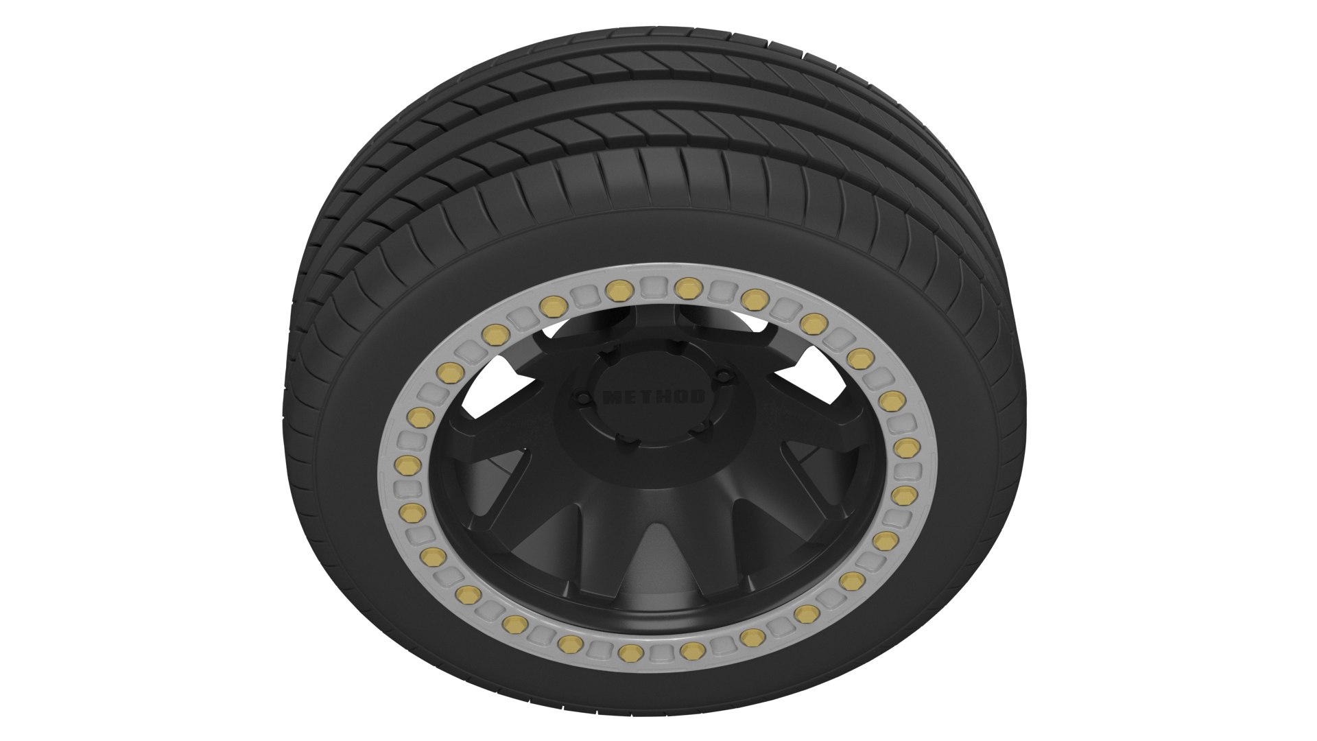 Method race rim model https://p.turbosquid.com/ts-thumb/Aj/rGvNUV/D1/toptire/png/1754039062/1920x1080/fit_q87/4bef4ad8590e6199148c3137081813c283b4c37b/toptire.jpg