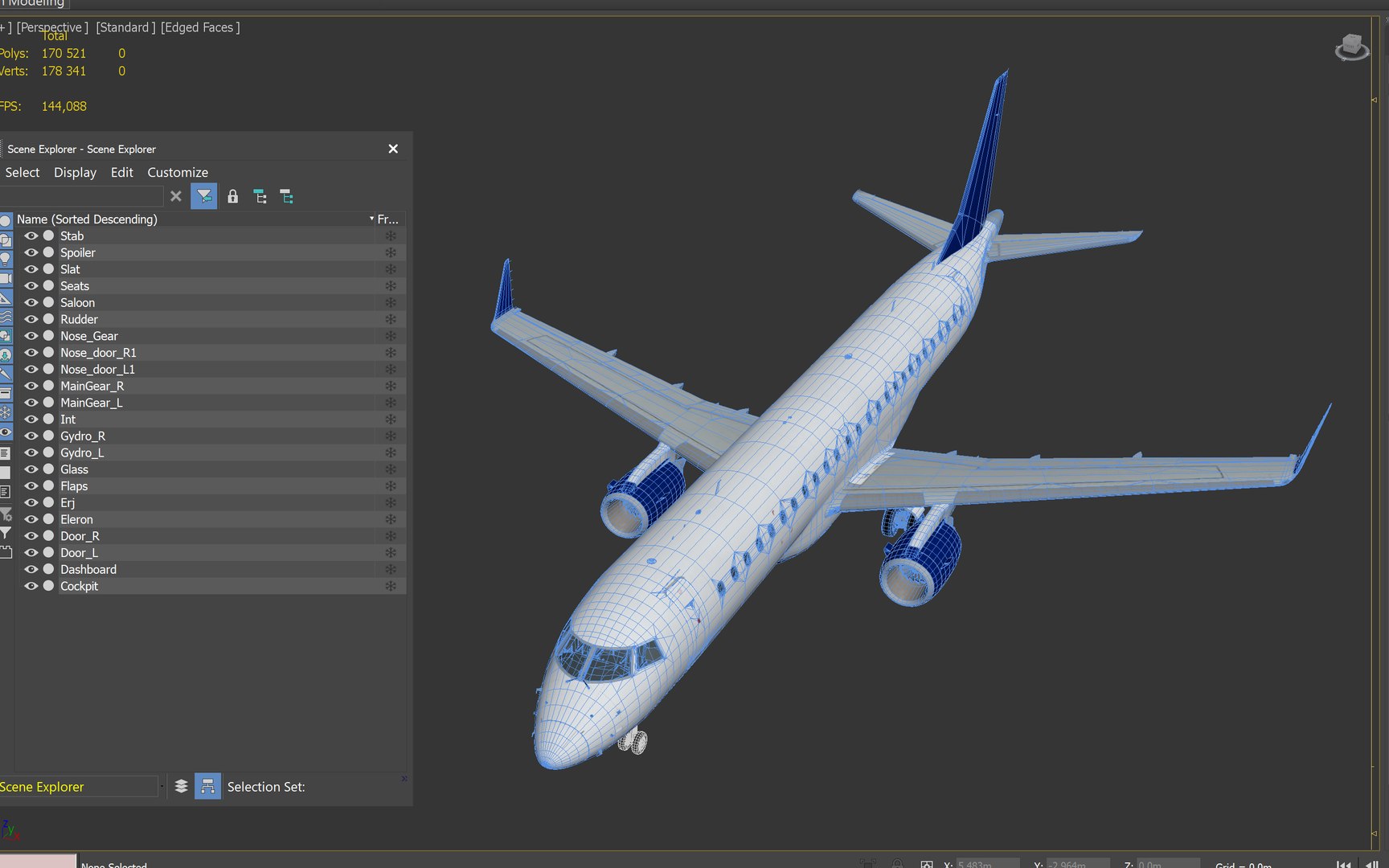 Embraer 190 3D Model - TurboSquid 2347881