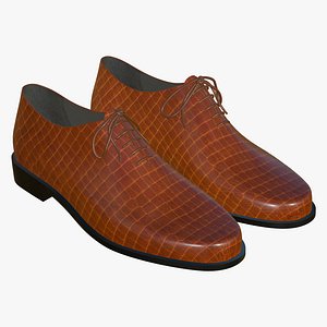 Realistic Leather Shoes Men