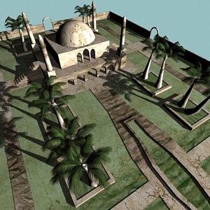 3d arabic mosquet