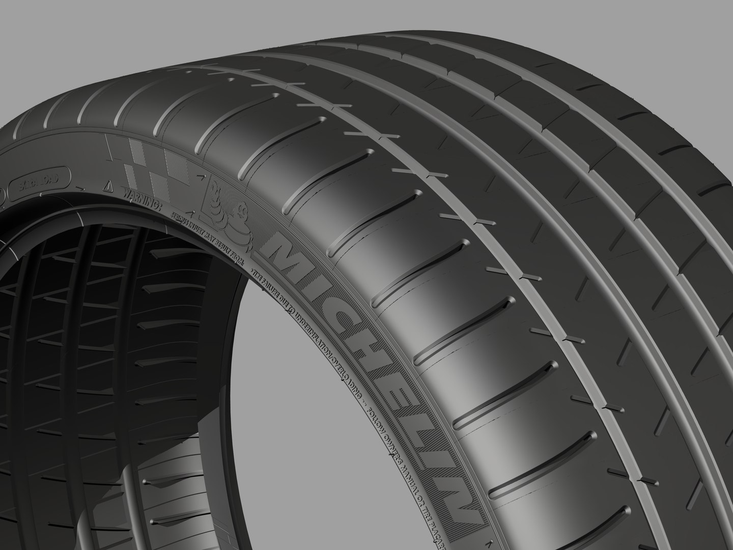 Michelin Tire Sidewall Texture