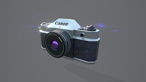 Old canon camera 3D model