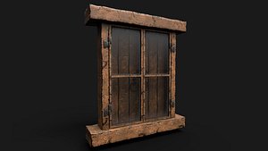 3D Window Medieval M1