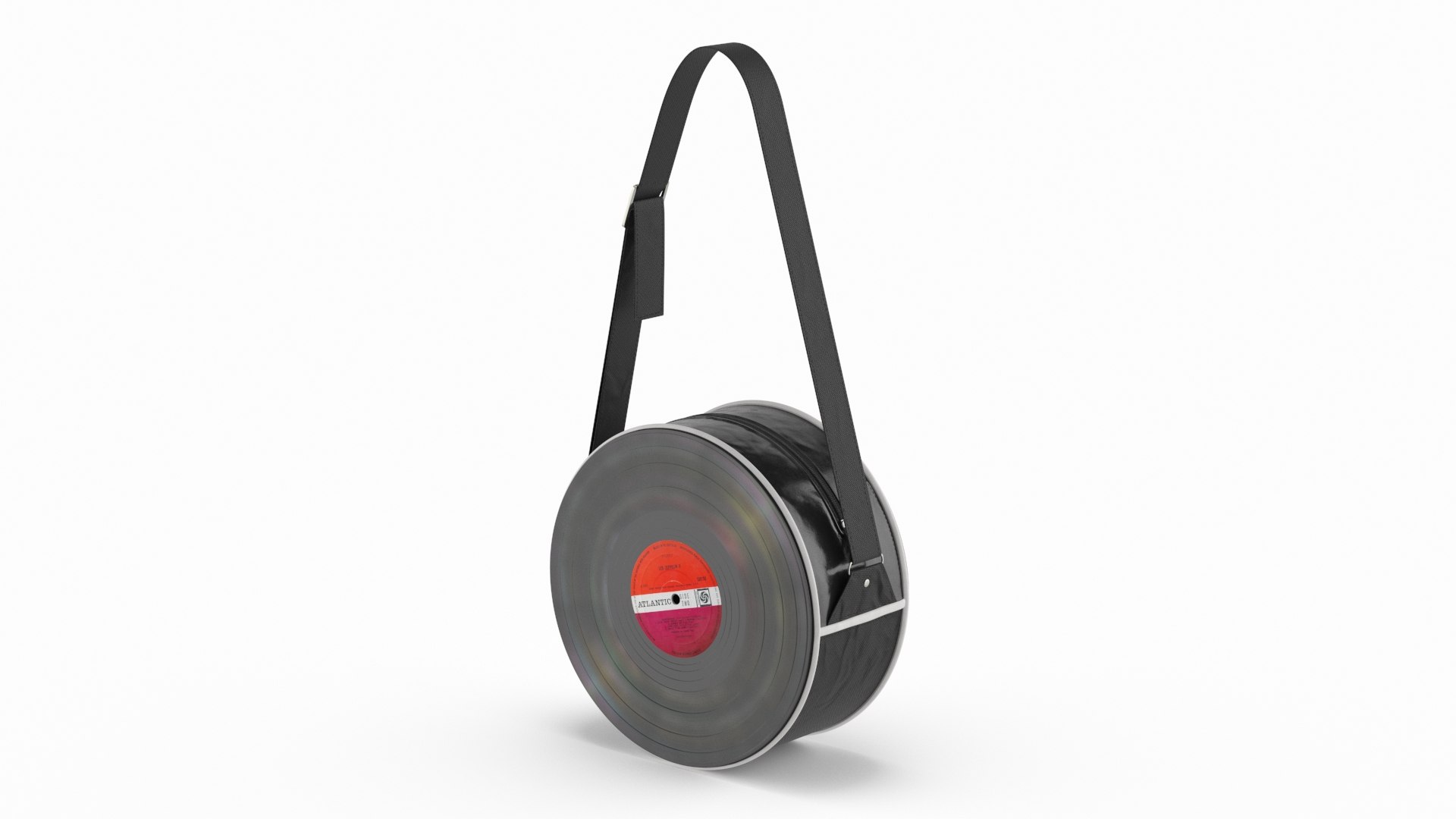 Simple Bag of Vinyl Records 3D model preview