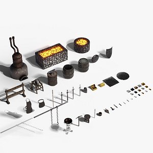 Blacksmith Asset Pack 3D model
