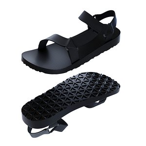 3D Teva Original Universal Urban Sandal model