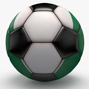 3d model soccerball pro ball black