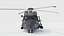 nh-90 transport helicopter 3d model