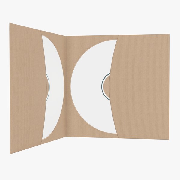 dvd paper brochure 3D model