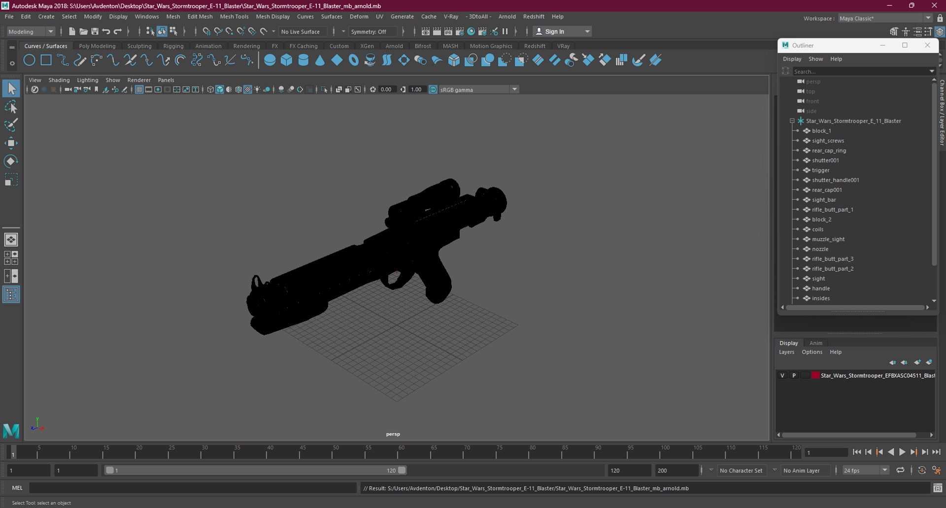 Star Wars Stormtrooper E-11 Blaster 3D model https://p.turbosquid.com/ts-thumb/Ak/FGEqXY/cq/starwarsstormtroopere11blaster3dmodel026/jpg/1725974564/1920x1080/fit_q87/c34f5b8103a80dd376191b27dcc19defd85922dc/starwarsstormtroopere11blaster3dmodel026.jpg