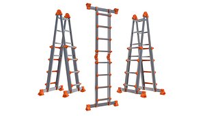 3D model Foldable stepladder