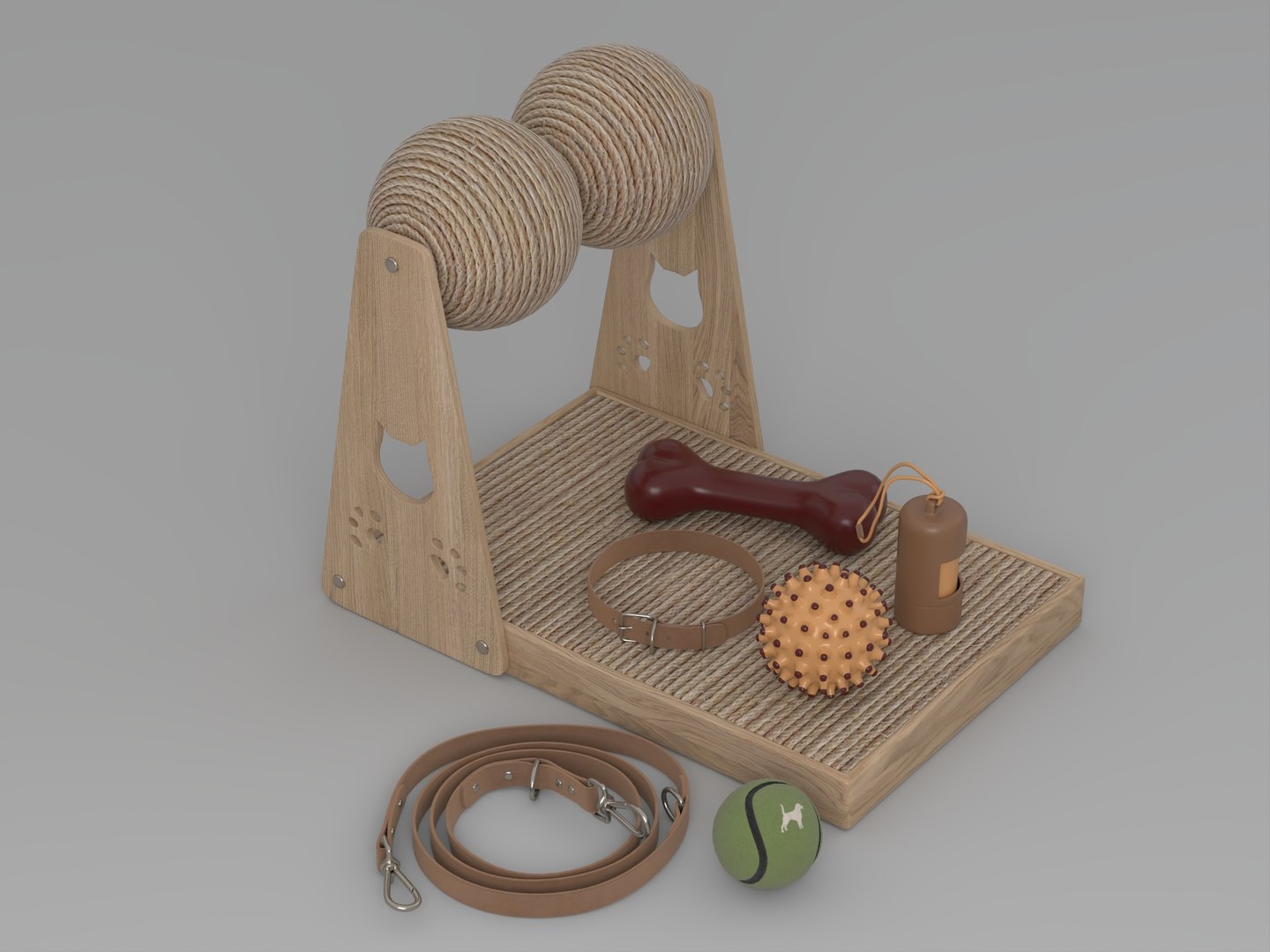 Pet Toys and Accessories Collection with Cat Scratcher low-poly model https://p.turbosquid.com/ts-thumb/Ak/IazqBO/fO/normal_001/jpg/1781318833/1920x1080/fit_q87/83726d10ec995819971b87611359cba38e35eb9b/normal_001.jpg
