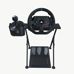 Driving simulation Set 3D model