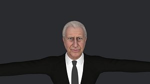 King Charles  Hyper Realistic Full Body Fully Rigged 3D Character 3D model