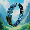 Greek Maze Ring - Geometric Meander Jewelry 3D Model 80