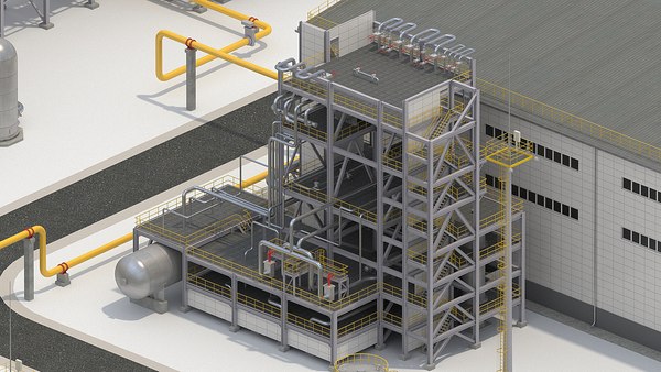 Factory Kitbash 07 3D model - TurboSquid 1888183