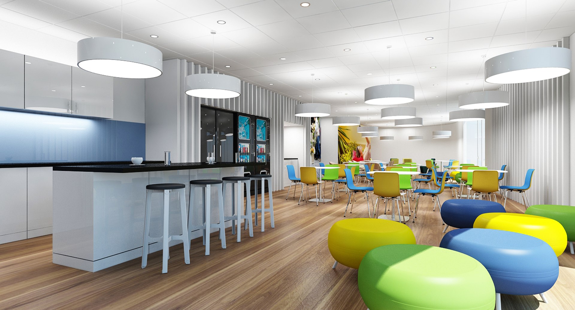 Office Point Interior 3d Max