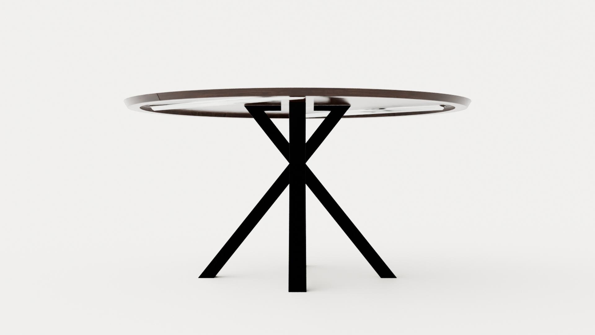 Liberty Dining Table Black Ash Model - TurboSquid 2212673