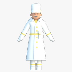 Minimal Cartoon Man Character