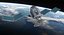 sci-fi satellite 3D model
