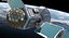 sci-fi satellite 3D model