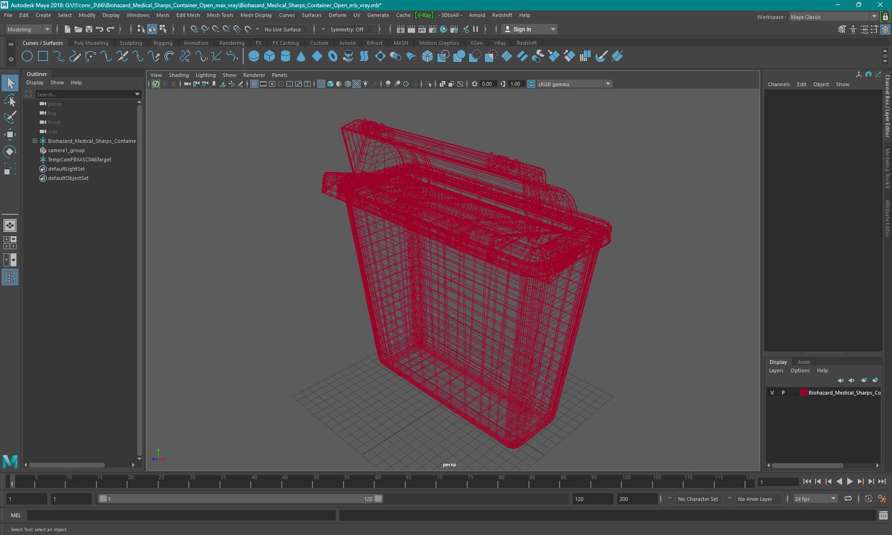 3D Biohazard Medical Sharps Container Open - TurboSquid 2320351