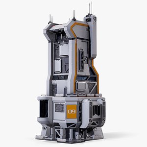 Sci-Fi Futuristic Command Center 01 PBR