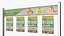 Fruit Display Rack with Price Tags