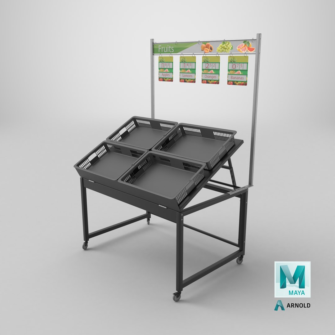 Fruit Display Rack with Price Tags model https://p.turbosquid.com/ts-thumb/Ak/n9dqQ5/y8/stemcell_maya_arnold_render/png/1715243477/1920x1080/fit_q87/788cf52d6b9391fc600be9801265e99110f46894/stemcell_maya_arnold_render.jpg