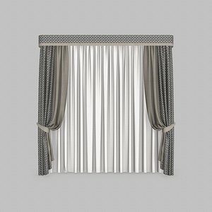 Curtains 1 3d model