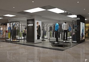 3D model Clothing Store 12