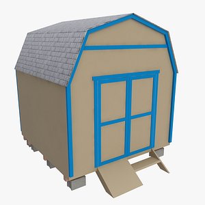 storage building 3d model