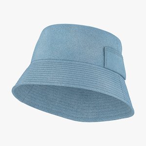 Terry Bucket Hat Blue