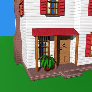 home windows door 3d model