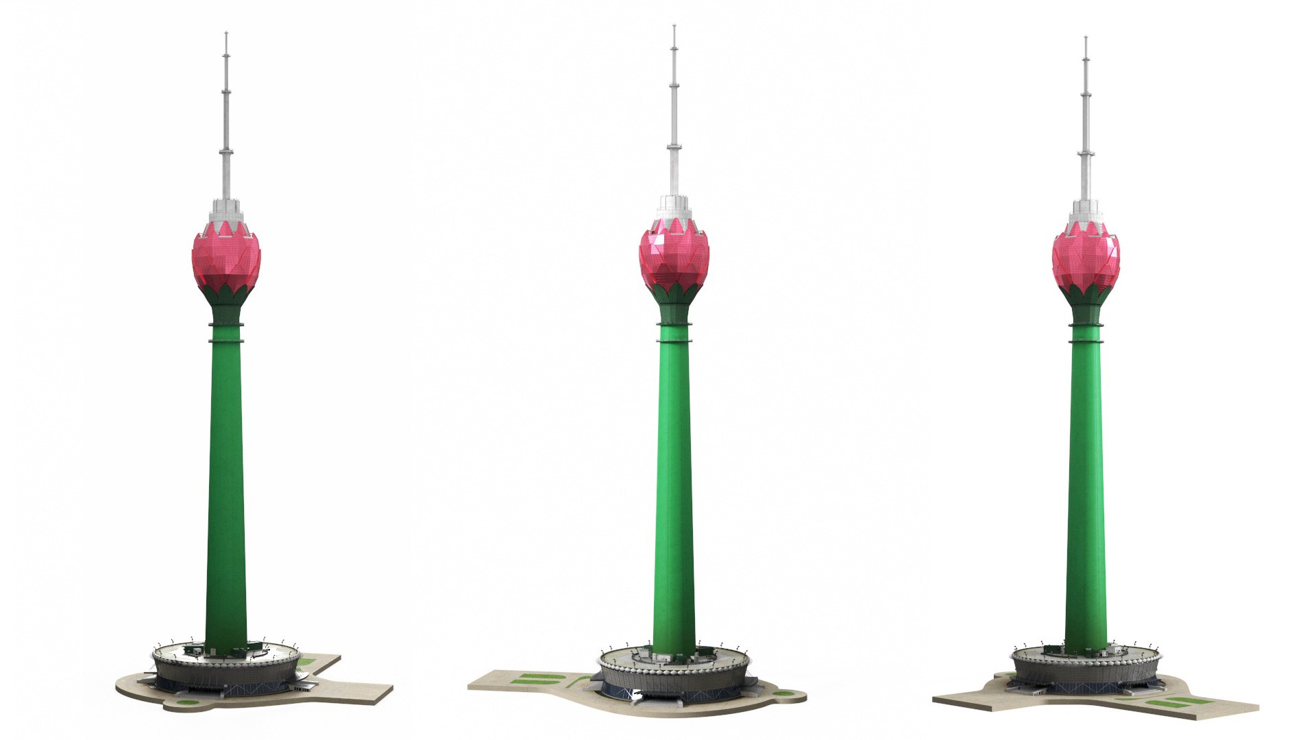 3D Colombo Lotus Tower https://p.turbosquid.com/ts-thumb/Al/97vpor/wG/colombolotustowervray3dmodel007/jpg/1727128049/1920x1080/fit_q87/c95ac60c2f978c44542707c09a36eaa07ede7ef4/colombolotustowervray3dmodel007.jpg