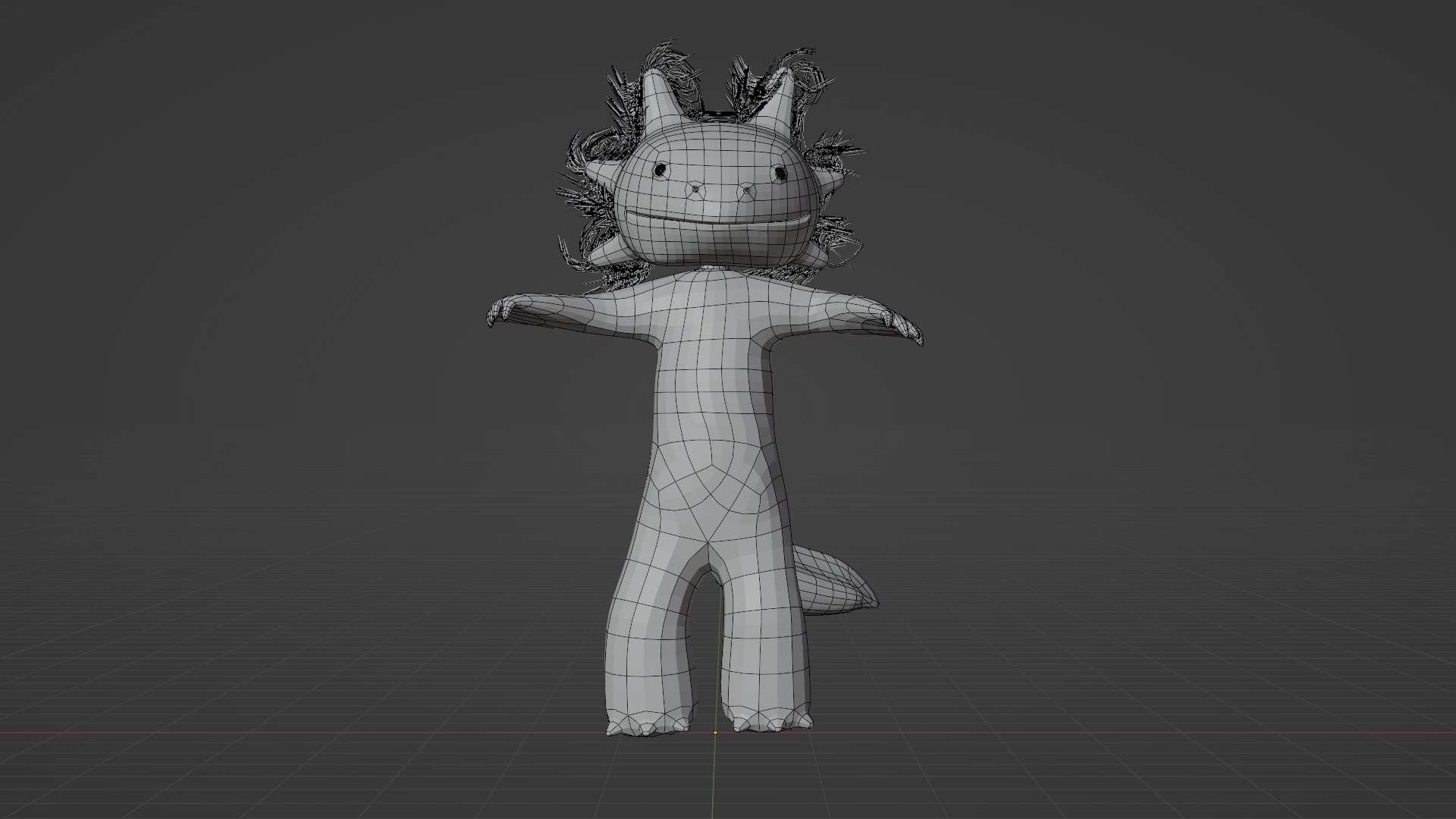 3D Humanoid Axolotl Model - TurboSquid 1981378