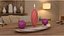 Modern Decorative Candle Set with Tray