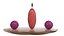 Modern Decorative Candle Set with Tray