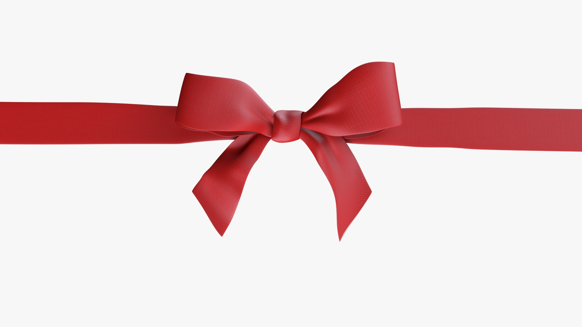 3D file Gift ribbon red simple cartoon 🎁・Design to download and