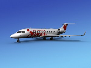 3d max crj100 canadair canada