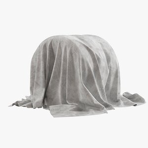 Protective Drop Cloth Fabric 3D model