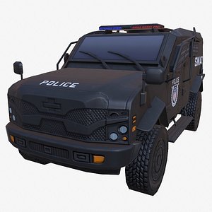 CAR ARMORED BLACK SWAT