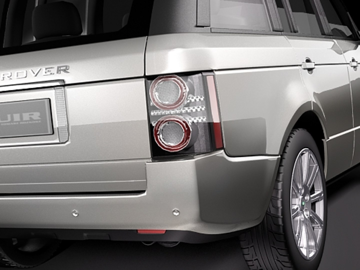 land rover range 2010 3d model