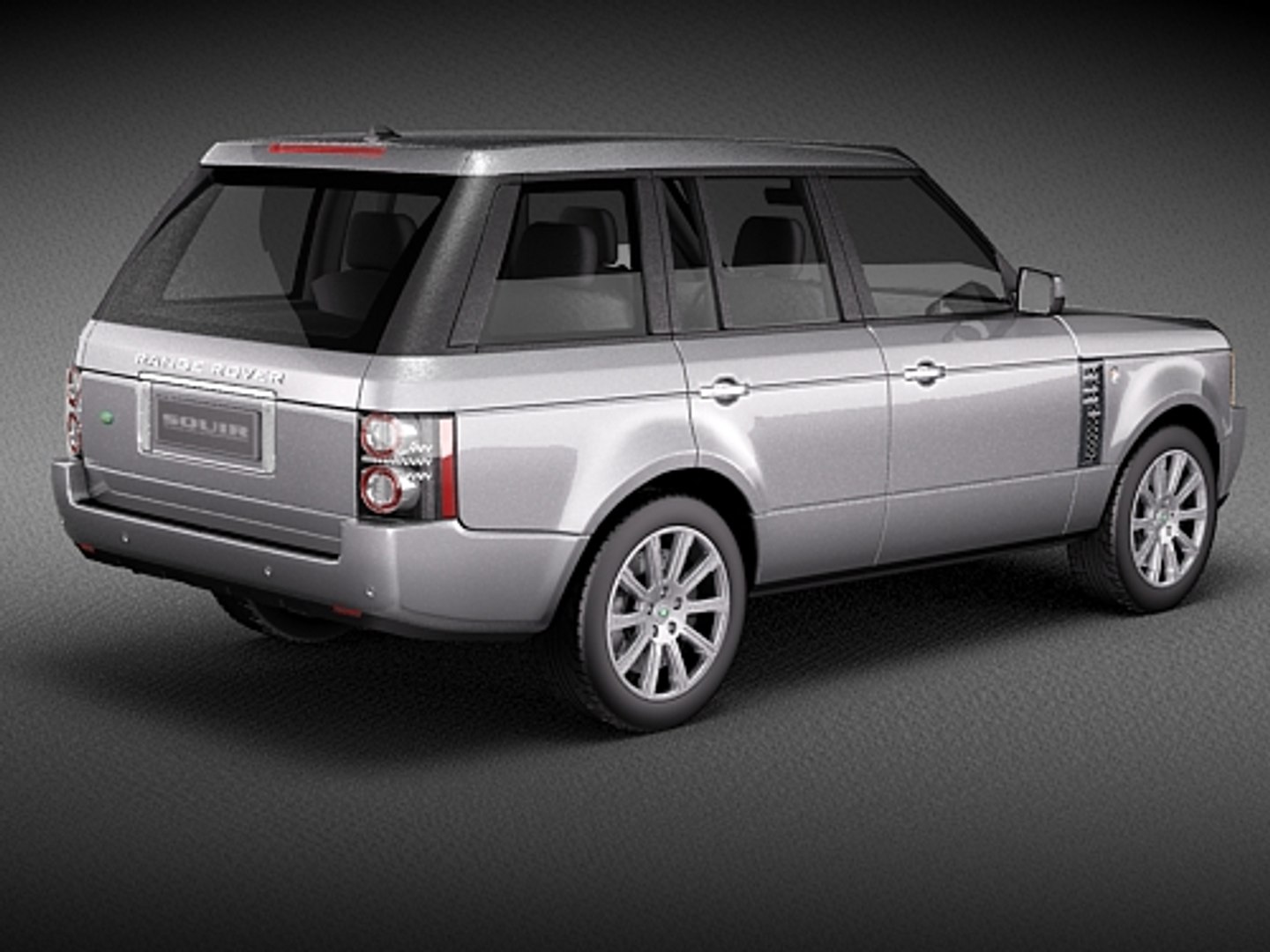 land rover range 2010 3d model