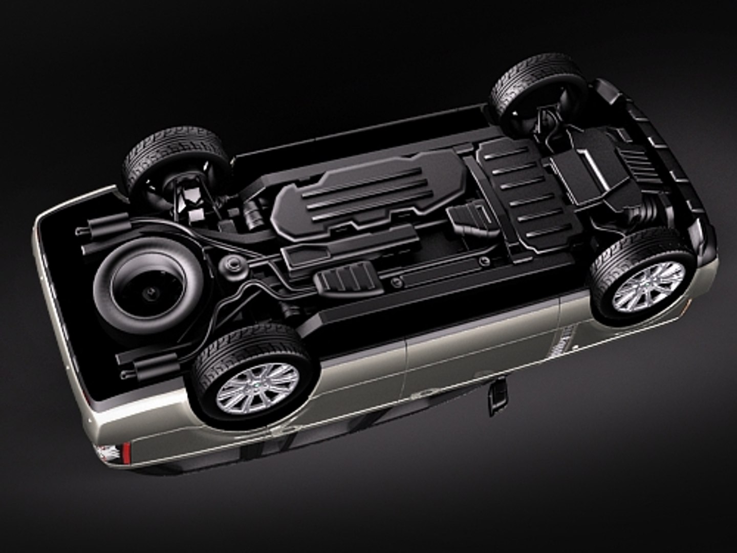land rover range 2010 3d model
