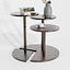 Lot de 5 tables d'appoint photoréalistes au style minimaliste et moderne