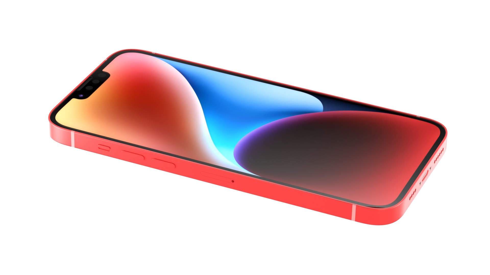 3D Apple IPhone 14 Plus Red Model - TurboSquid 2073989